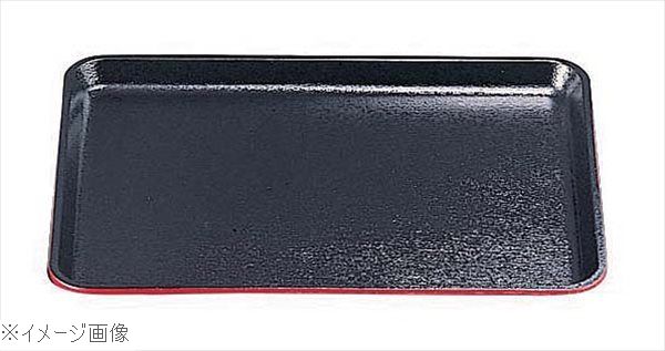 楽天市場】耐熱FRP 木目長手盆SL 黒渕朱 尺5 5－55－10