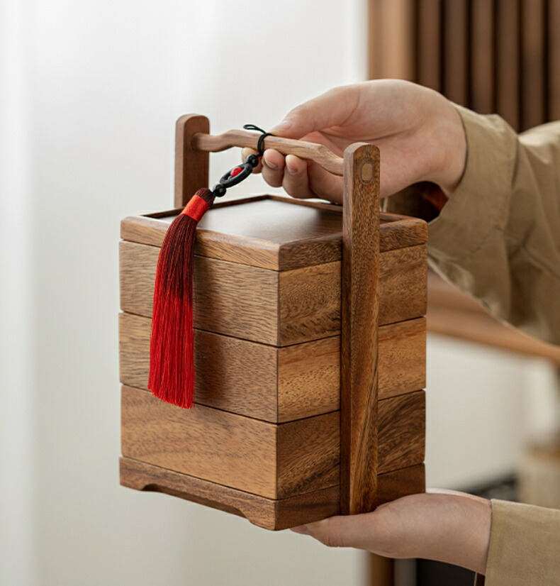 楽天市場】手提げ 収納ケース 収納ボックス ハンドル付き 三段 四角 漆