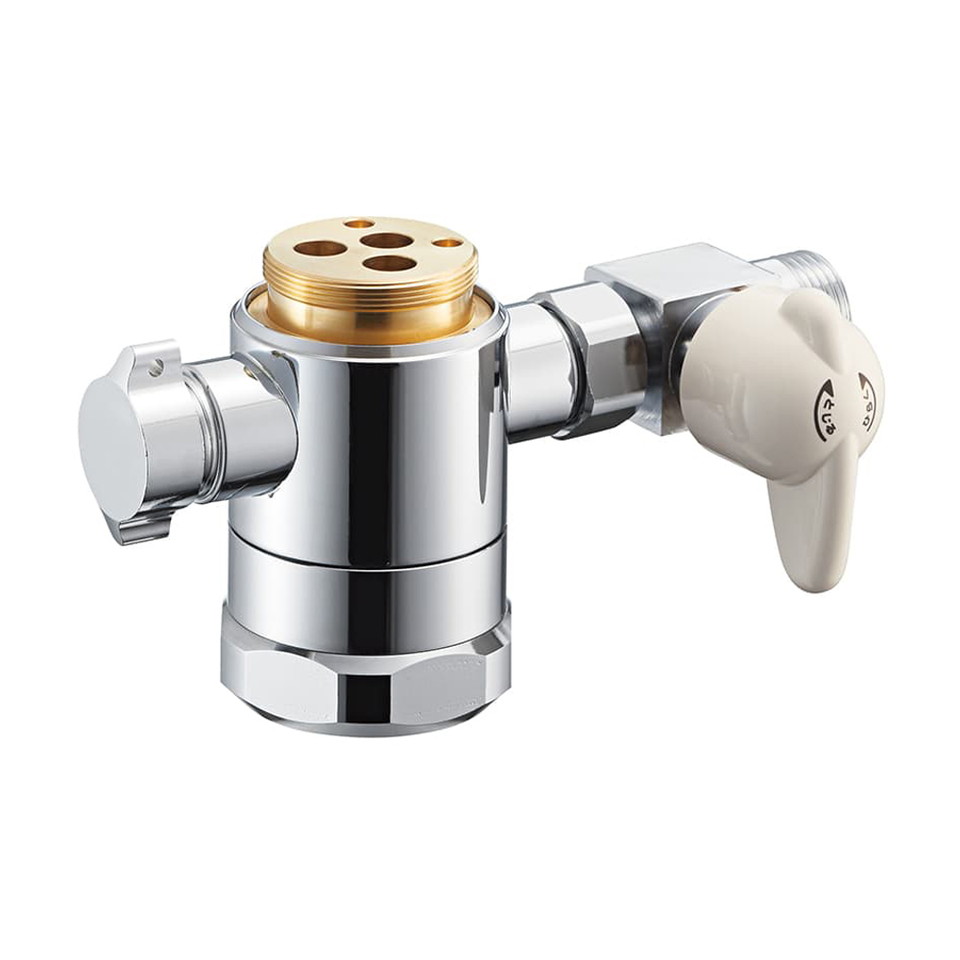 SANEI シングル混合栓用分岐アダプター(SANEI用) B98-AU4 (水栓金具