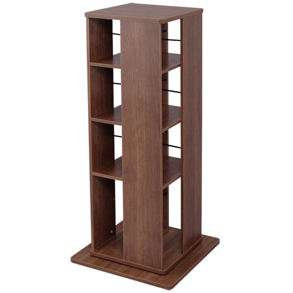 楽天市場】[100円OFFｸｰﾎﾟﾝ/有名ｼｮｯﾌﾟ]本棚 回転 コミックラック 省