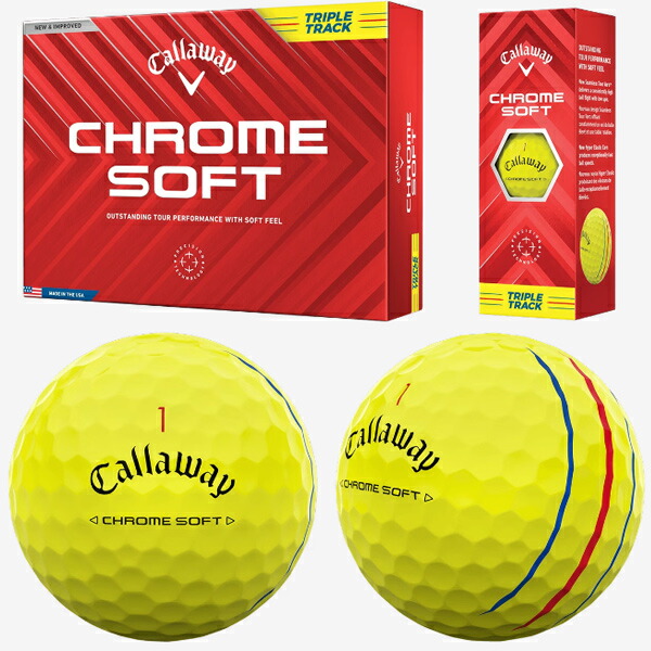 キャロウェイ(Callaway) ゴルフボール CHROME SOFT 24 1ダース」の人気