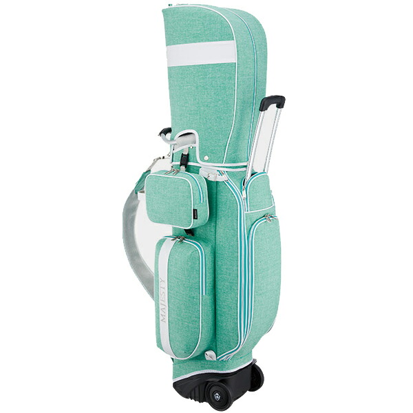 楽天市場】マジェスティ ゴルフ ヘザー ホイール キャディバッグ