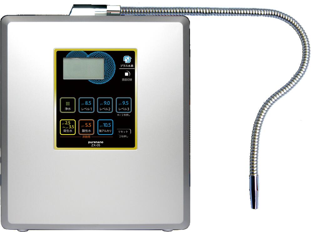 楽天市場】水素水生成器 電解還元水素水 日本製 ピュアナノZX-05 ご