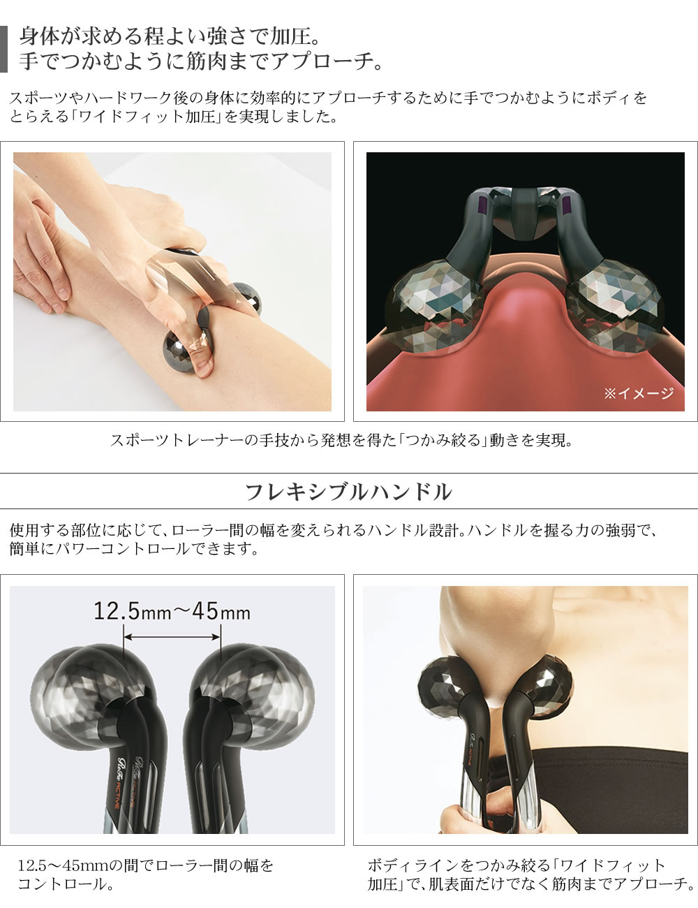 楽天市場】MTG ReFa ACTIVE ボディフェイスローラー RF-AT2228B-N