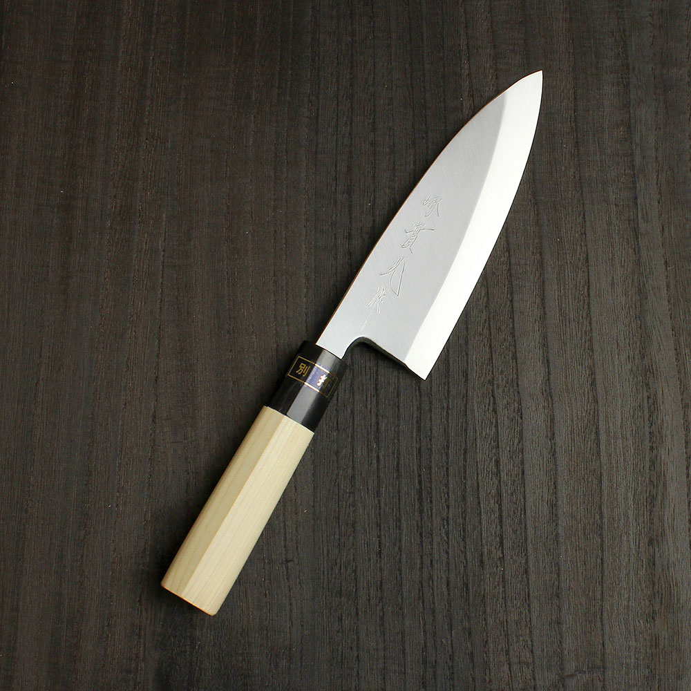 楽天市場】出刃包丁 白三（別打） 165mm 實光包丁(堺包丁) 贈り物