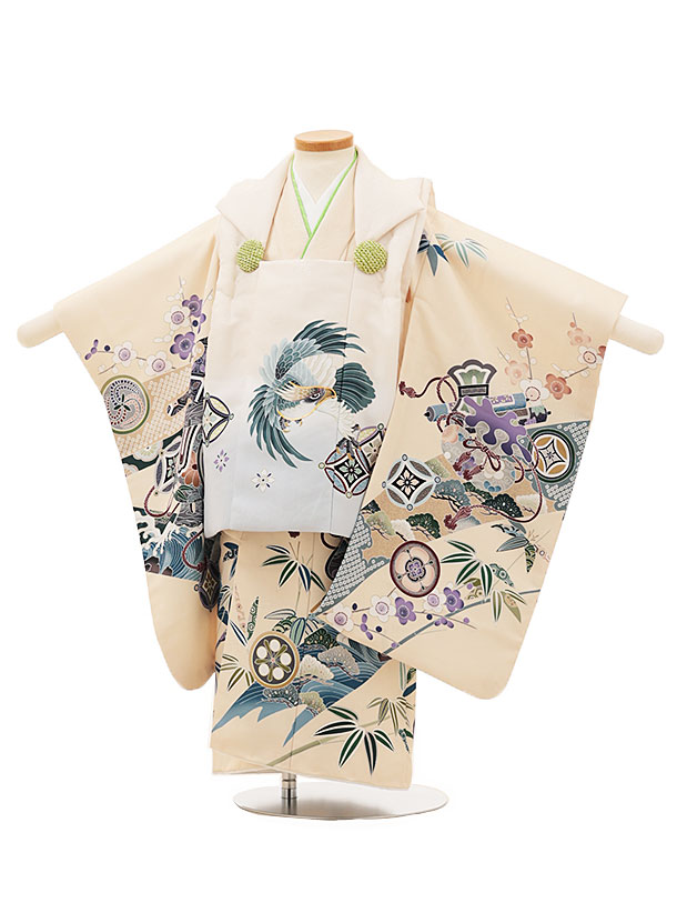 楽天市場】被布 レンタル 男児 七五三 被布 着物 レンタル 七五三 W133