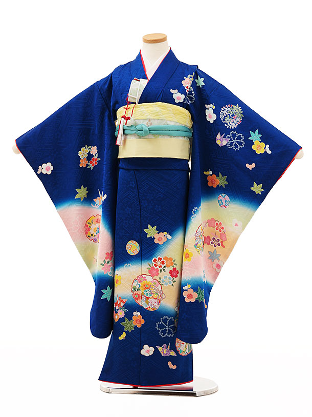 楽天市場】七五三 着物 7歳 フルセット レンタル 女の子 Y182【正絹