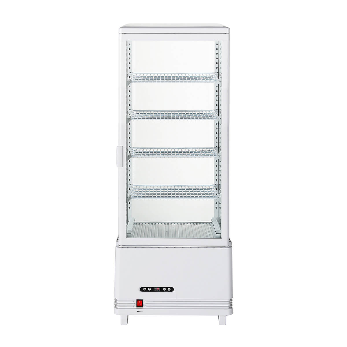 楽天市場】【春分セール！】 100L 白 4面ガラス 冷蔵ショーケース 卓上