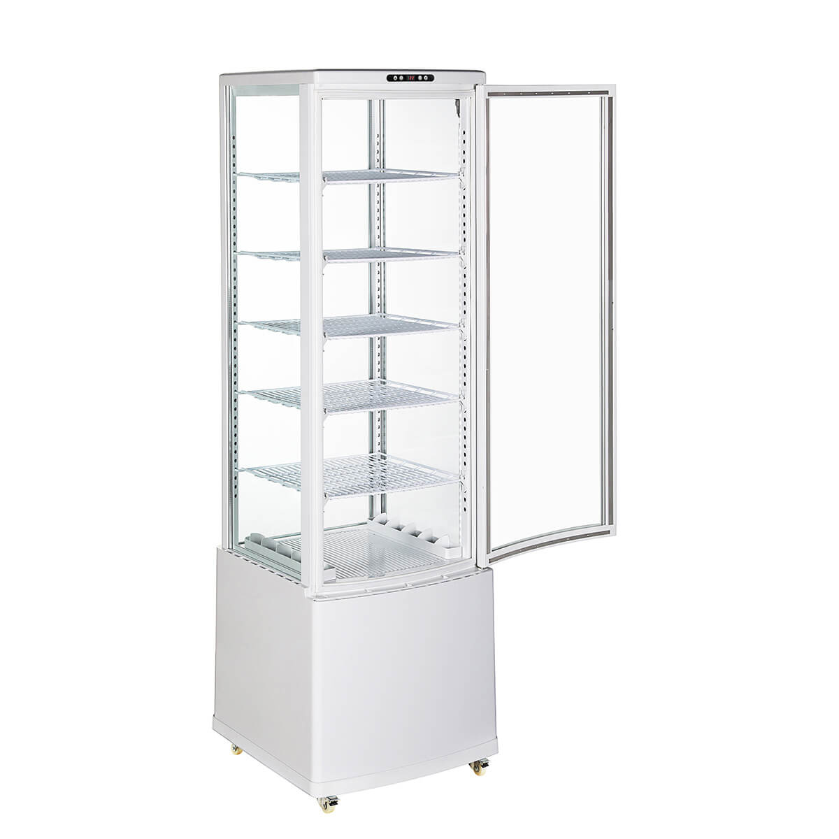 楽天市場】【春分セール！】 235L 白 大型 4面ガラス 冷蔵ショー