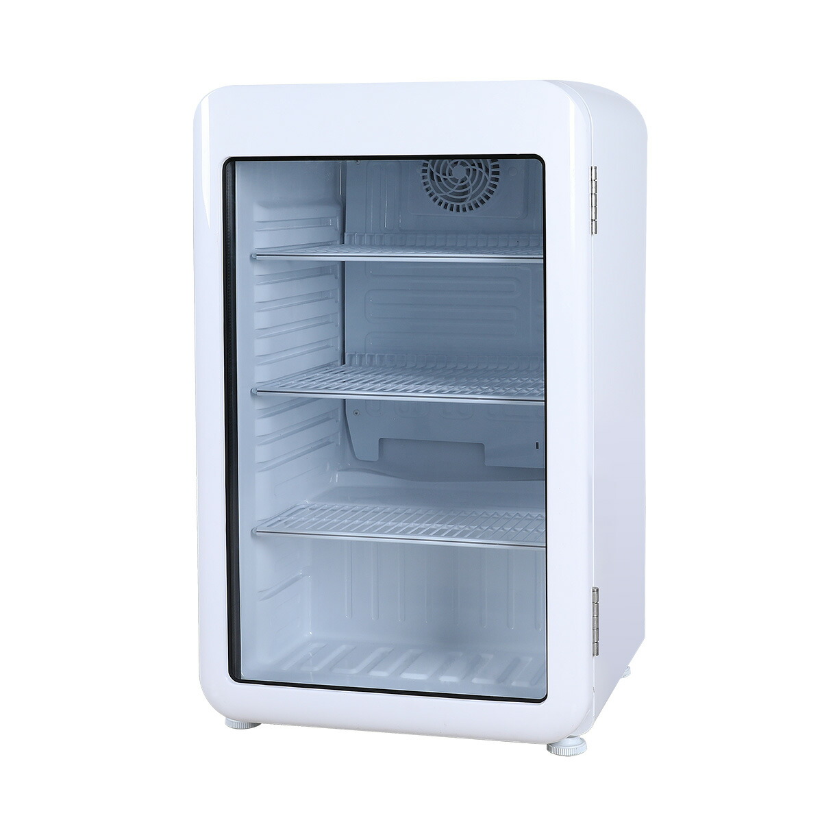 楽天市場】【アウトレット売り尽くし特価】 95L 白 レトロ 冷蔵ショー