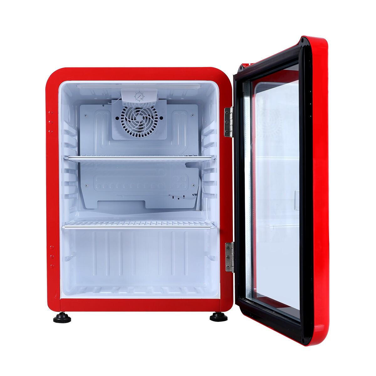 楽天市場】【3月目玉商品！】 68L 赤 レトロ 冷蔵ショーケース 小型