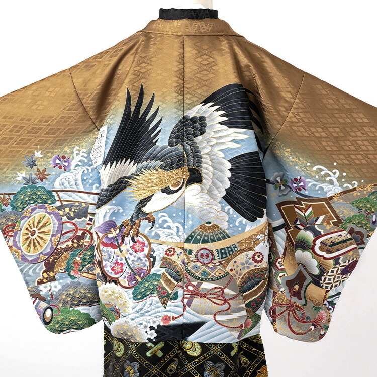 楽天市場】七五三 着物 3歳 羽織袴セット 男の子 10点フルセット