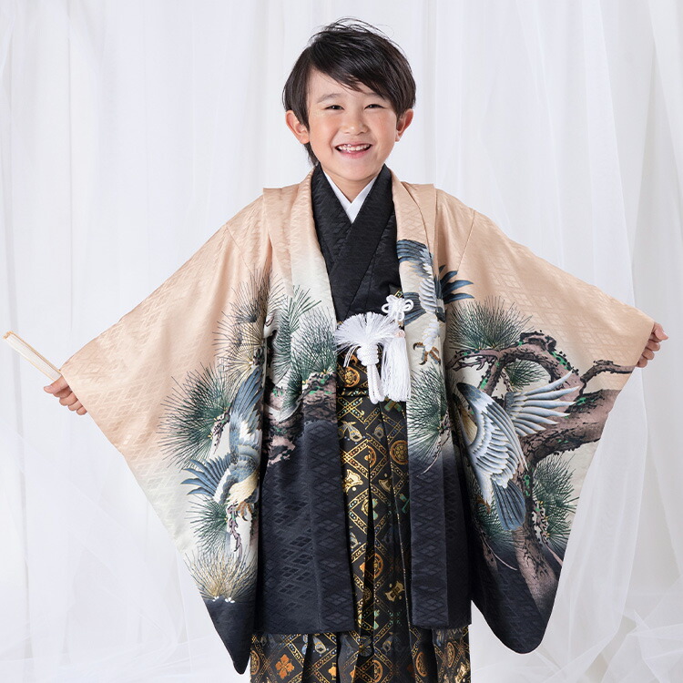 楽天市場】七五三 着物 5歳 羽織袴セット 男の子 10点フルセット