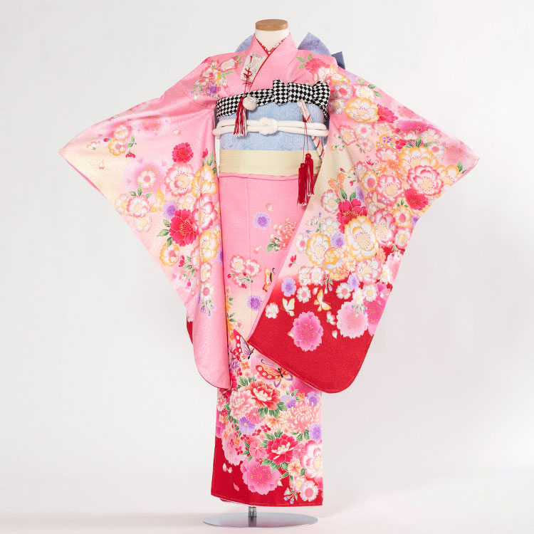 楽天市場】【レンタル】七五三 着物 7歳 四つ身セット(結び帯セット