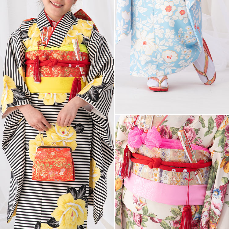 楽天市場】七五三 7歳女の子用 筥迫/箱せこ(はこせこ)6点セット 金襴