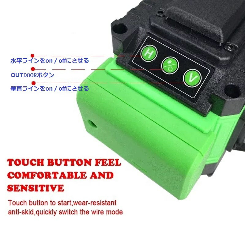 楽天市場】16ライングリーン レーザー墨出し器 測定器 墨出し機 墨出器