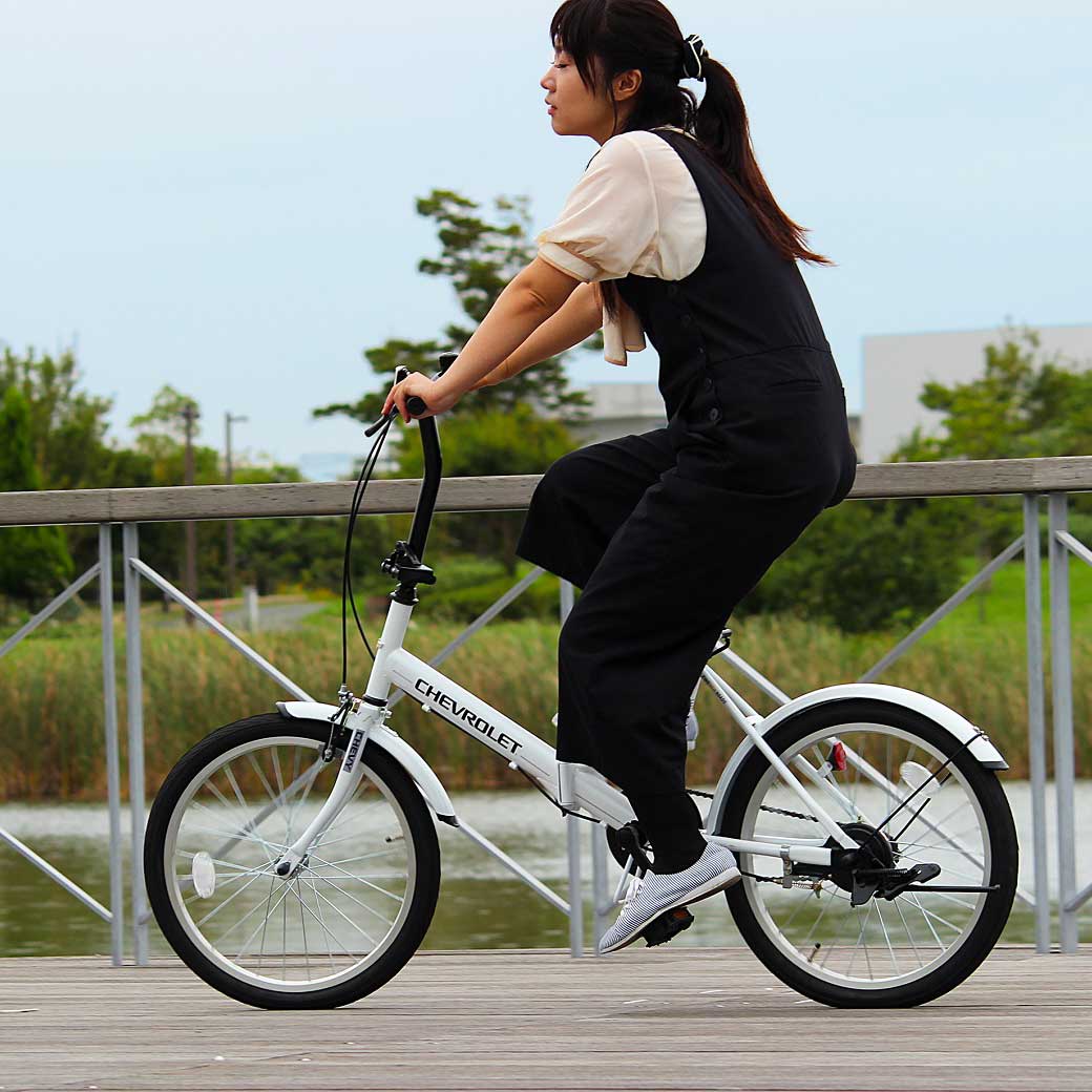 楽天市場】折りたたみ自転車 20インチ 自転車 本体 CHEVROLET シボレー