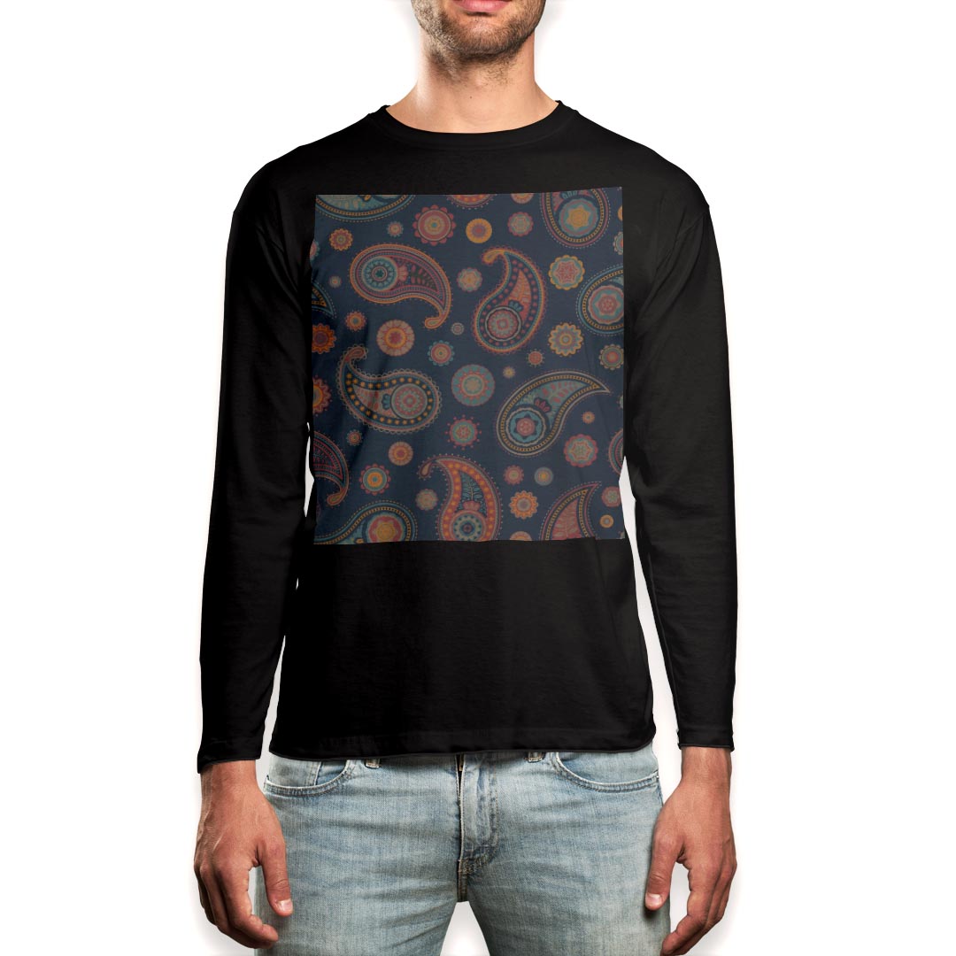 楽天市場】ペイズリー ロング丈 tシャツ（メンズファッション）の通販