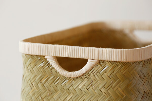 楽天市場】青竹 行李外寸(約)幅49×マチ30×高さ21cm［収納］ : かごや