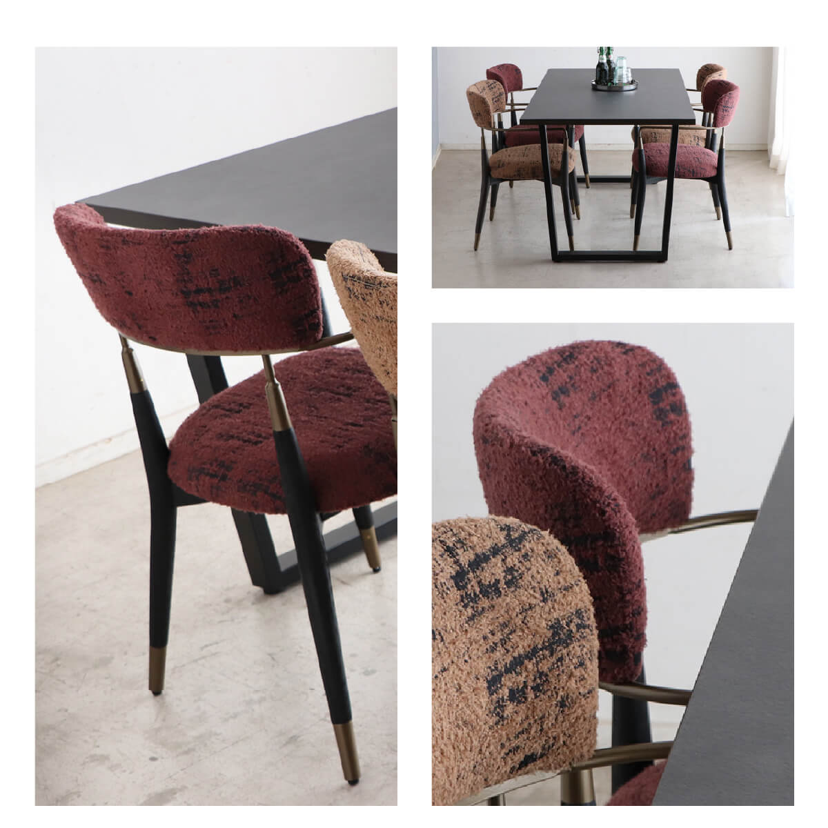 楽天市場】☆チェア レトロモダン ヴィンテージ 椅子 ファブリック