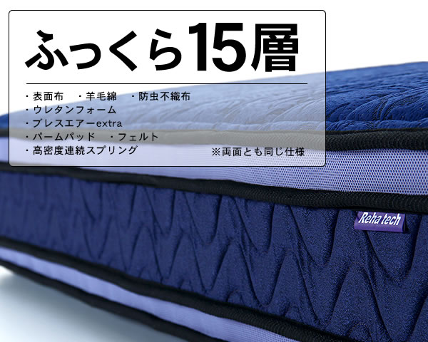 楽天市場】ボディコンディショニングマットレスダブルサイズ両面仕様