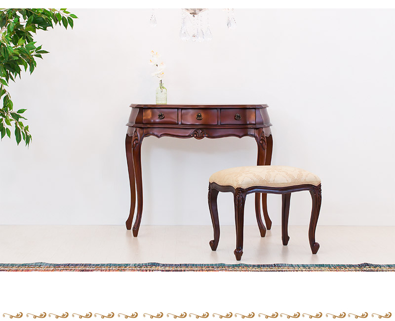 楽天市場】猫脚 スツール ヨーロピアンデザイン ブラウン 木製