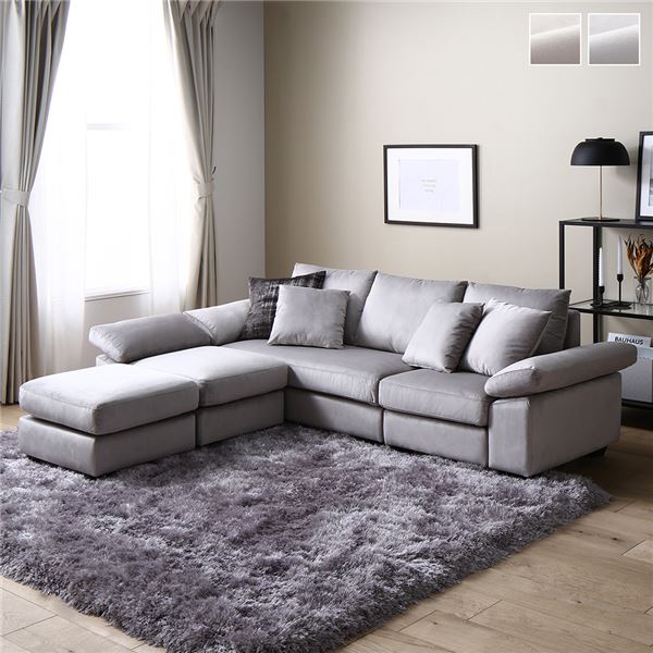 楽天市場】ベルベット（スタイル（ソファ）カウチソファ・コーナー