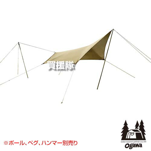 楽天市場】小川キャンパル システムタープ ペンタ 3×3 3337-80