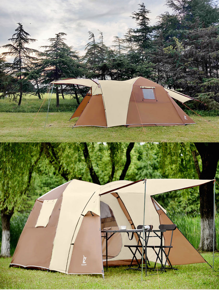 楽天市場】テント 4-6人用 テント ファミリー 家族 ワンタッチテント