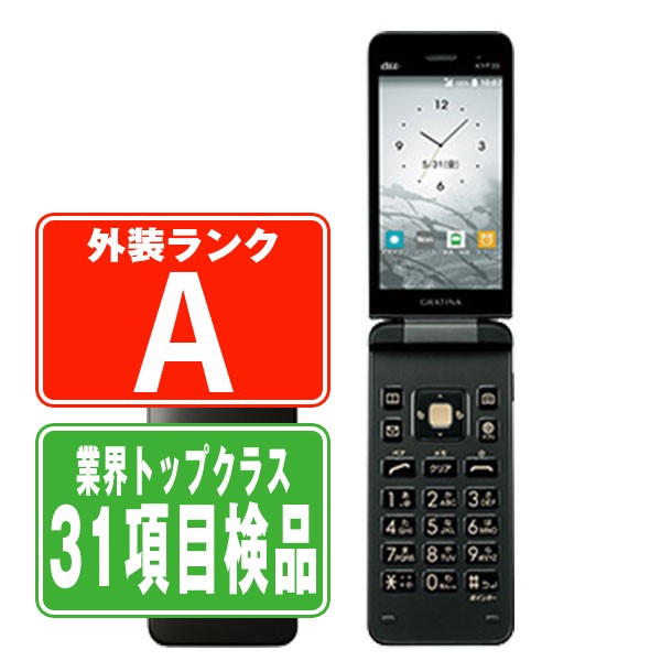 楽天市場】【中古】 KYF39 GRATINA 墨 Aランク SIMフリー 本体 au