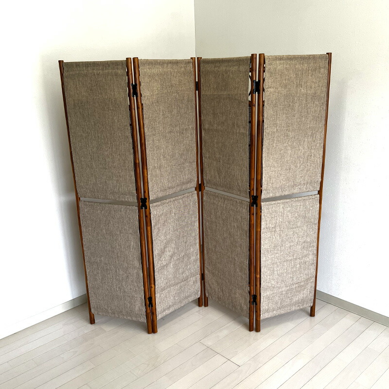 楽天市場】ラタン 衝立 パーテーション スクリーン 間仕切り 目隠し