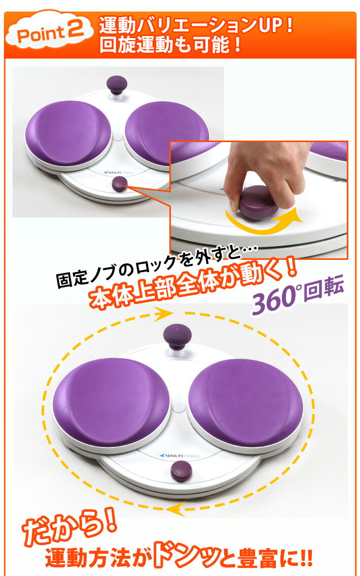 楽天市場】ツイストボード エアロライフ フラコアディスク スピン