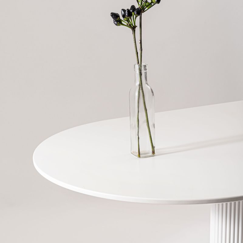 楽天市場】CAMILA TABLE（PT-998WH) 120サイズ 楕円形 楕円テーブル