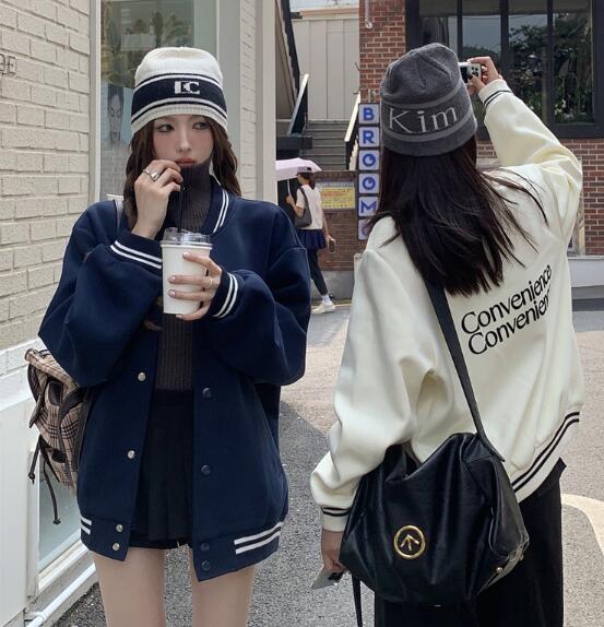 楽天市場】3色 ロゴ バックロゴ スタジャン ベースボールジャケット