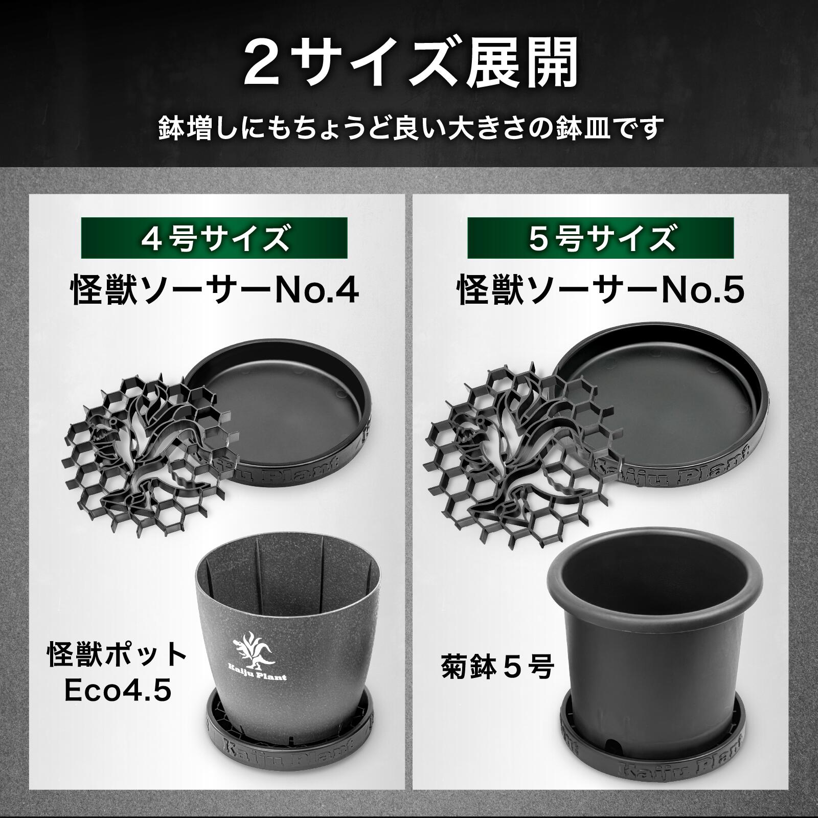 楽天市場】Kaiju Plant 怪獣ソーサー 鉢皿 5号サイズ メッシュプレート