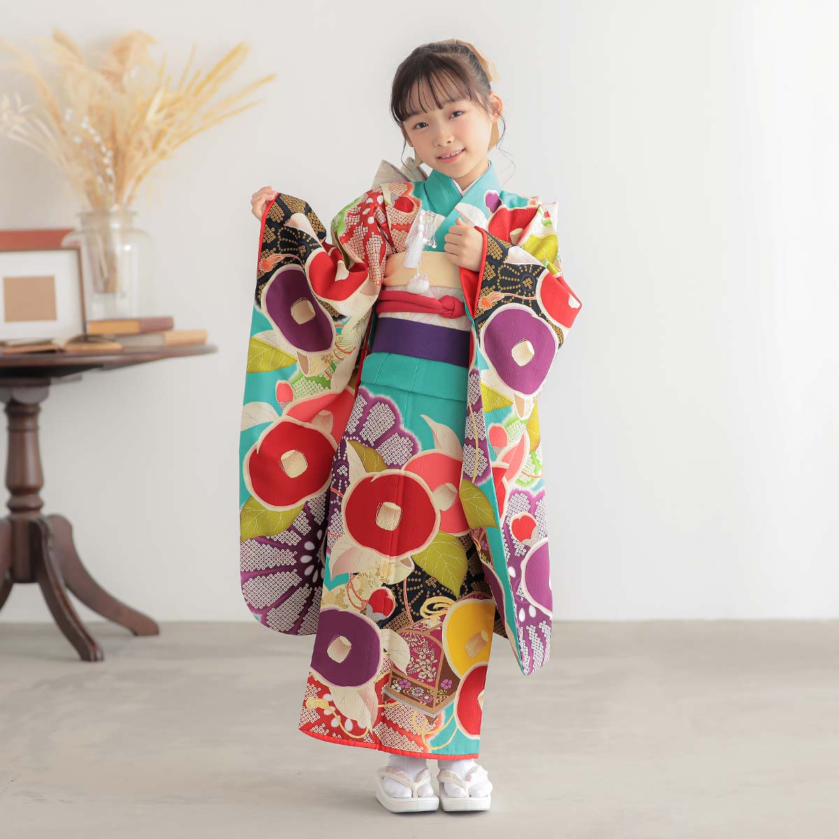 楽天市場】【レンタル】753 七五三 着物 7歳 フルセット 女の子