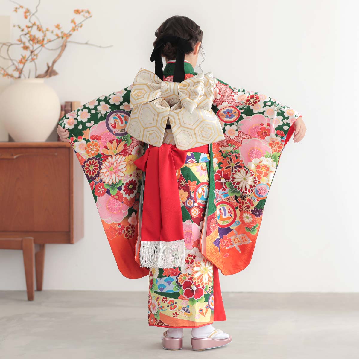 楽天市場】【レンタル】753 七五三 着物 7歳 フルセット 女の子
