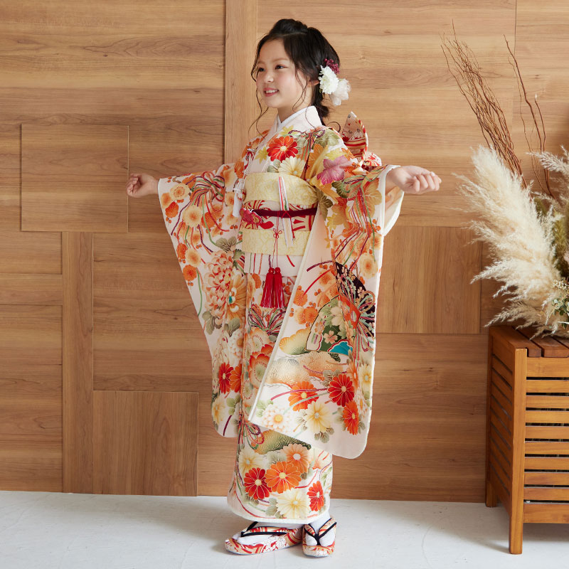 楽天市場】【レンタル】753 七五三 着物 7歳 フルセット 女の子