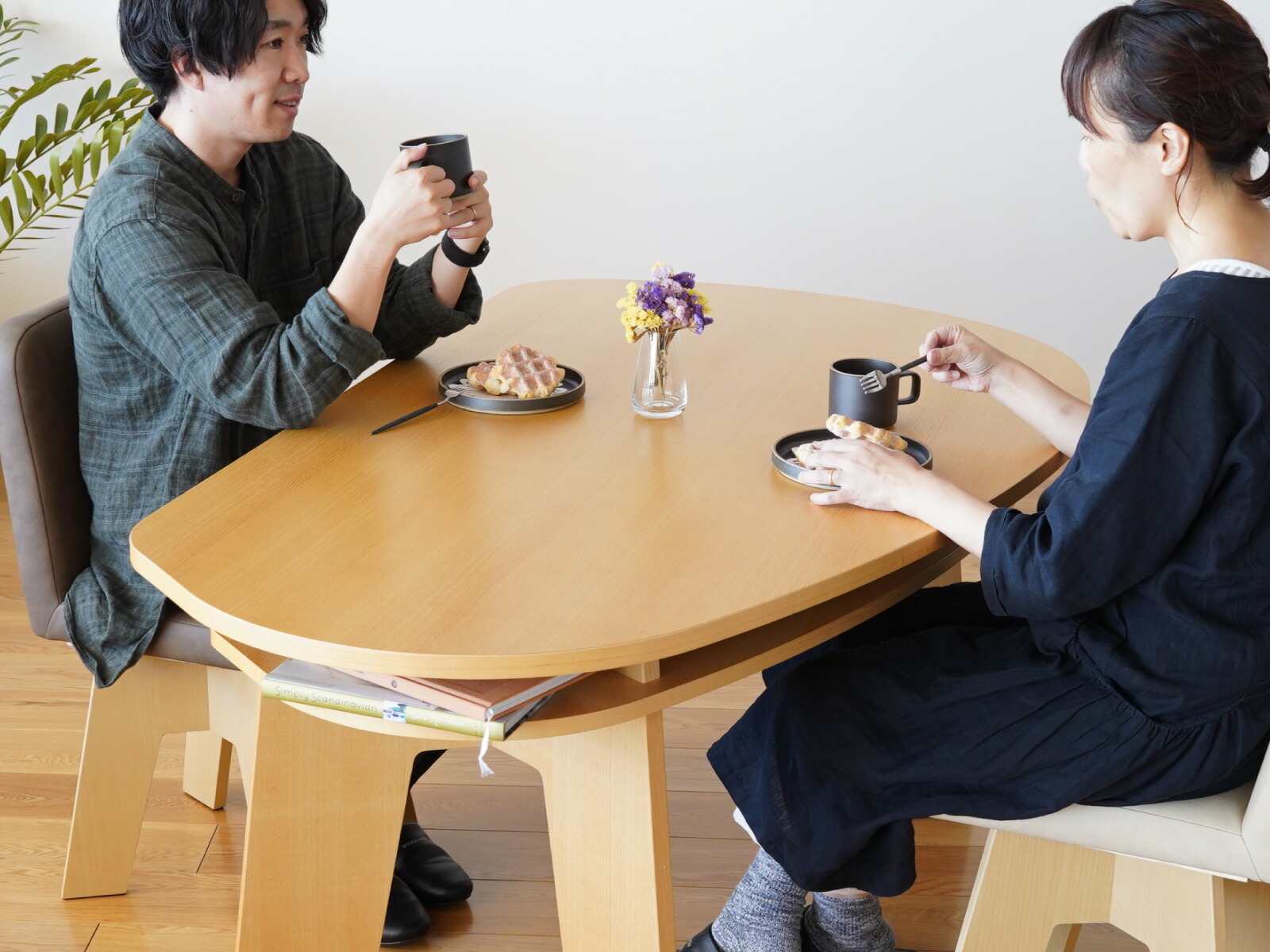 楽天市場】【組立設置無料キャンペーン】収納付き 変形ダイニング