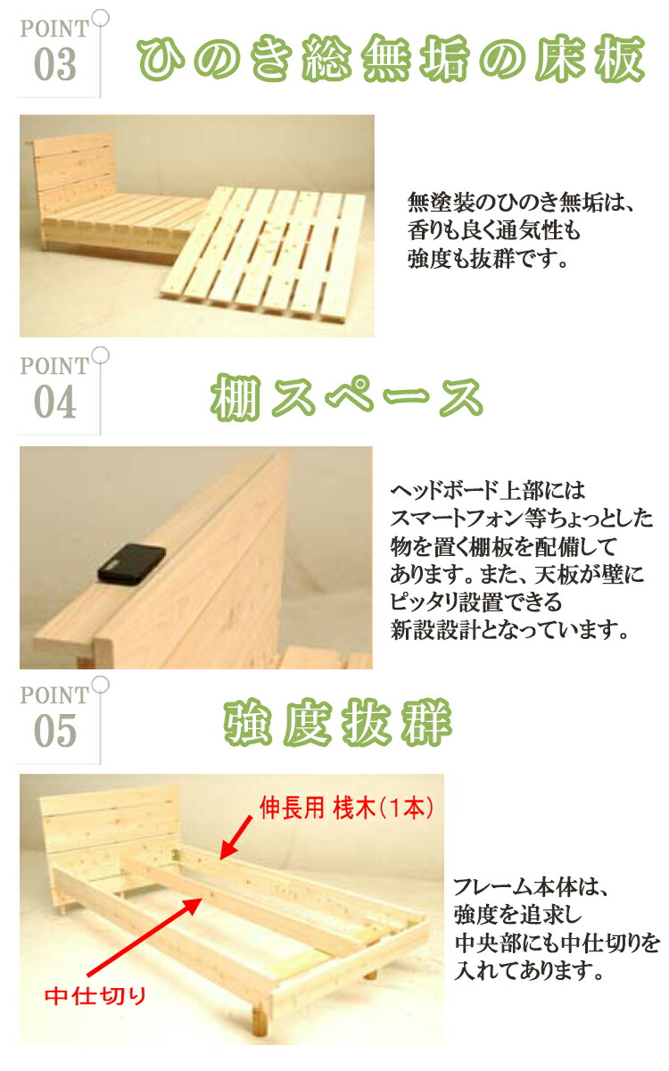 楽天市場】【3/4(水)20:00〜ポイント10倍】 木の香 すのこベッド