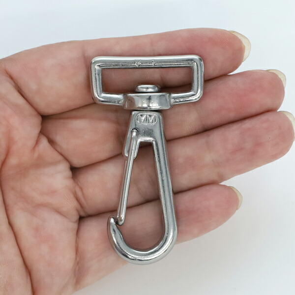 楽天市場】水本機械 スイベルベルトフック ステンレス V-1 全長 63mm