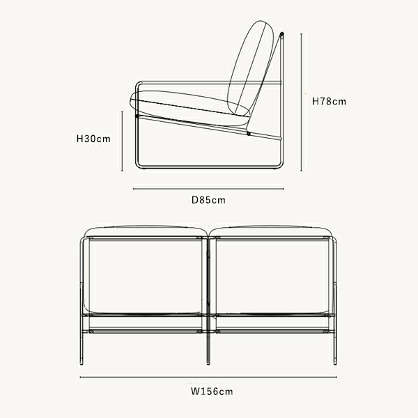 楽天市場】【お取り寄せ】Ferm Living (ファームリビング) Desert Sofa