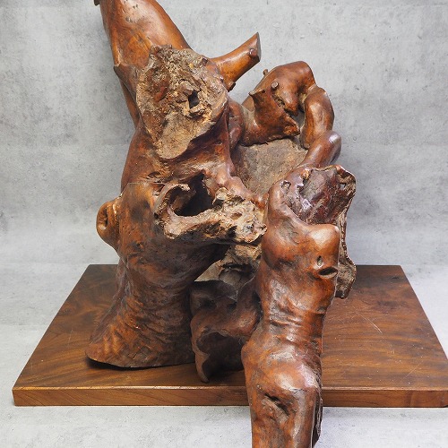 楽天市場】0286 木のオブジェ 木の飾り物置物 古道具 木 古民具 レトロ