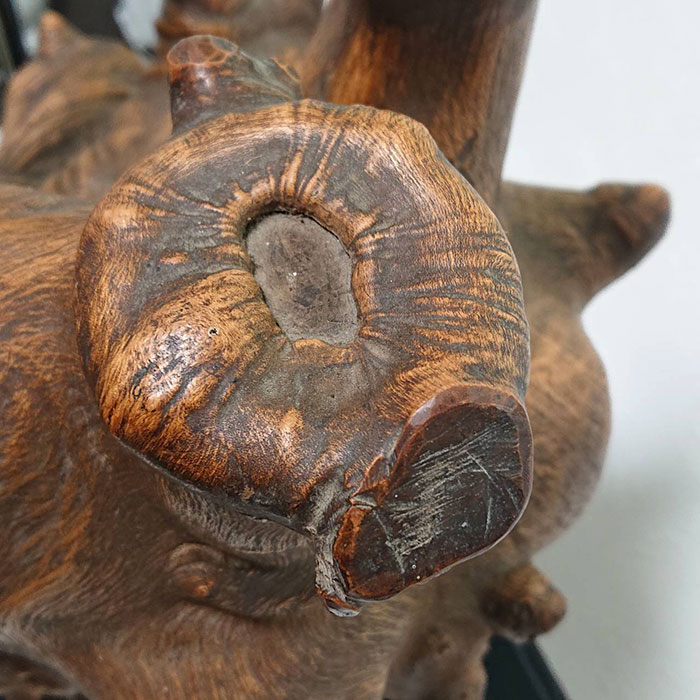 楽天市場】0287 木のオブジェ 木の飾り物置物 古道具 木 古民具 レトロ