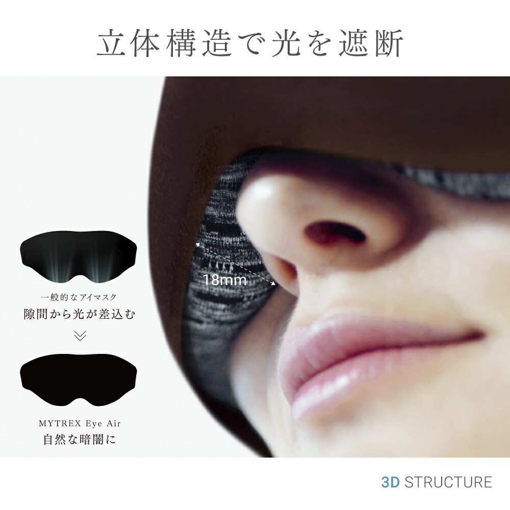 楽天市場】3D スリープ アイマスク Eye Air 楽天1位! 遮光 遮光性抜群