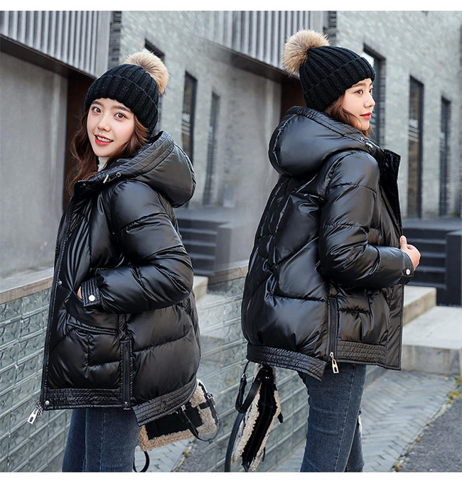 楽天市場】【送料無料】フード付き 中綿ジャケット レディース