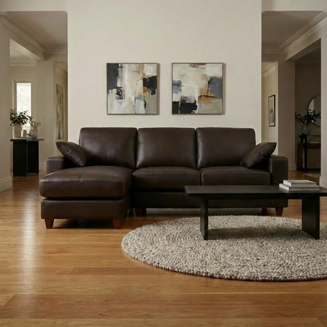 楽天市場】ソファ l字 ブラウンの通販