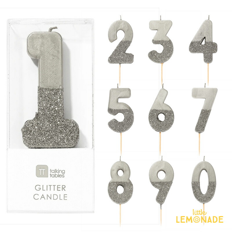 楽天市場】【Talking Tables】 グリッターナンバーキャンドル