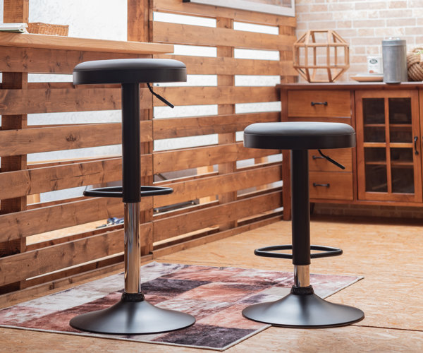 楽天市場】ハイスツール 座面高61〜82cm スツール 高さ調節 昇降式