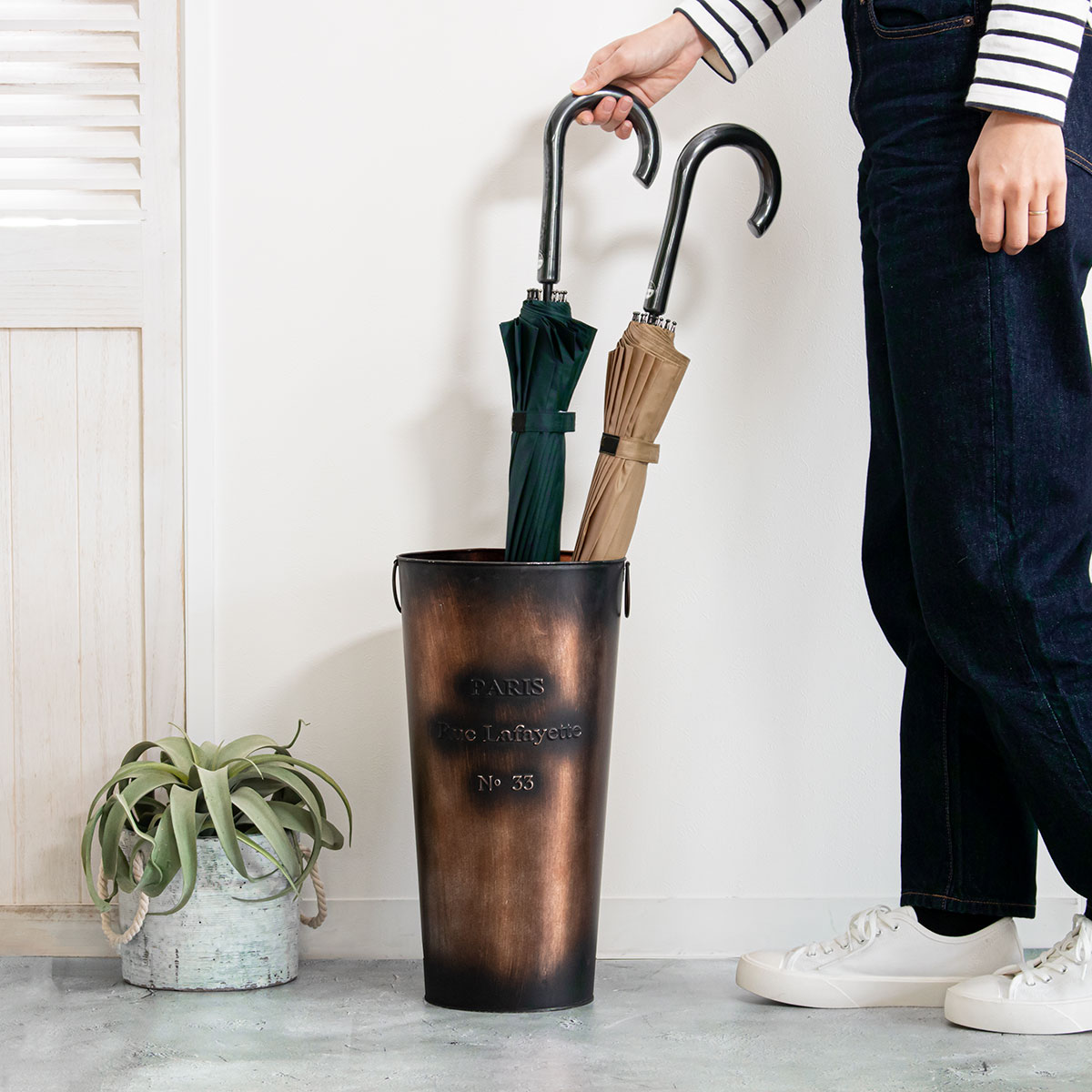 楽天市場】傘立て 屋内用 レトロ調 （ 傘立 かさたて おしゃれ